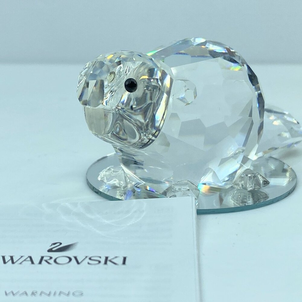 Swarovski Figurine: 164637 Beaver Mother 3 1/8" COA with Mirror S124